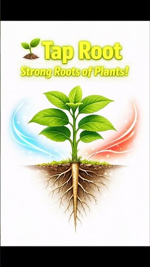 Tap Root Explained 🌱 | Learn Plant Roots Fast | StuDicted Shorts #shorts #studicted #education
