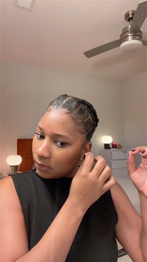 how I style my natural hair: love, cornrows #type4hair #naturalhairstyles #shortnaturalhair