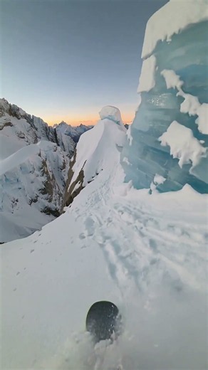 Freeride snowboard POV 🏂🔥❄️🤟