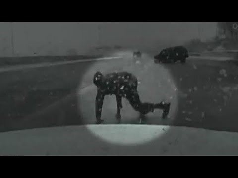 Driver ejected during crash, walks away