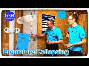 BS 7671 18th Edition Premature Collapsing of a Surface Wiring Systems PVC Conduit Prevented