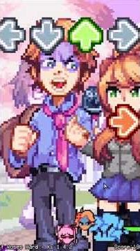 Should I play the Monika mod for fnf #fnf #fnfmod #ddlc #ddlcmonika