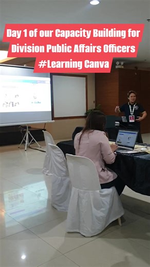 LOOK: DepEd RO8 through the Public Affairs Unit - Office of the Regional Director, conducts Capacity Building for Division Public Affairs Officers on the use of Canva and other digital platforms to enhance communication strategies in promoting DepEd's programs and projects. | Department of Education Region VIII