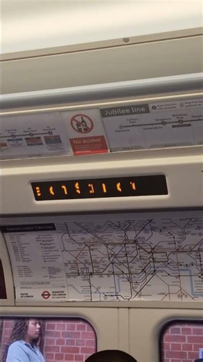 Jubilee line 1996 stock announcement for ‪@PK345Transport‬ This train terminates at... Stratford