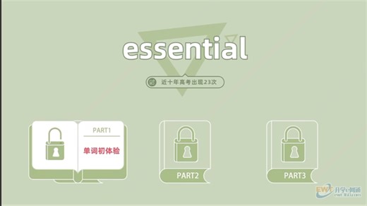 【选择性必修第一册英语】essential