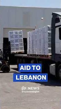 Jordan sends 19-truck aid convoy to Lebanon