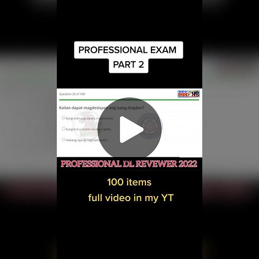 Professional License Renewal Exam Answers and Reviewer 2025