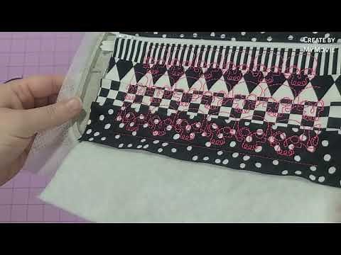 Quilted Clutch Tutorial by Off With Their Threads Embroidery Designs
