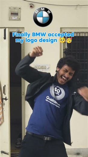Finally BMW accepted my logo design🥺🥳 #trending #viralshorts #comedyshorts #funnyvideo #motivation