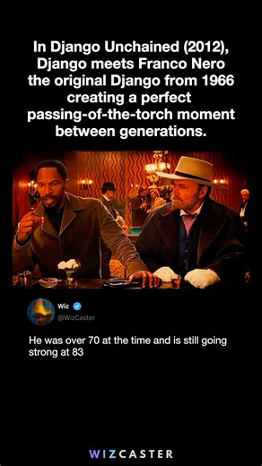 Franco Nero dropped the most hilarious line 😂 | Django Unchained