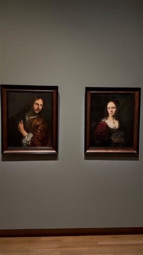 Valentijn is misschien voorbij, maar de liefde hangt nog in het Fries Museum✨ Adam en Eva, geschilderd door Wybrand de Geest, kijken elkaar wel erg verliefd aan! Third wheelen bij dit stel? De tentoonstelling is nog te zien tot 1 maart💕 | Fries Museum
