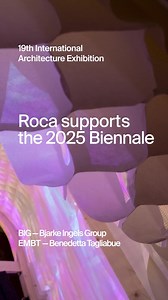 Roca supports the future of architecture at La Biennale di Venezia 2025. At the 19th International Architecture Exhibition, collaborators Benedetta Tagliabue @embtarchitects present The Architecture of Virtual Water and Bjarke Ingels Group @big_builds present Ancient Future, under the curatorship of Carlo Ratti @crassociati.⁣ ⁣ By championing projects rooted in sustainability, material innovation and cultural memory, we continue to foster open dialogue and experimentation within the global desig