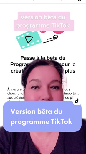 TikTok lance son programme bêta pour les créateurs de contenus
