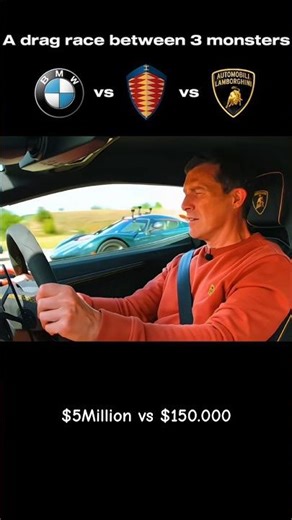BMW vs Monsters 💀🔥 #koenigsegg #bmw #lamborghini #vs #viralvideo #carwow #cartok