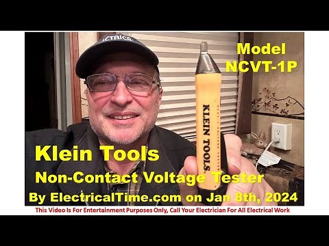 Klein Tools Non Contact Voltage Tester NCVT-1P Demonstration