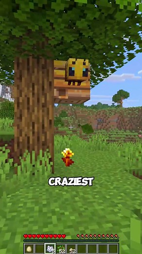 How to Spawn a Bee Nest From a Tree #minecraftpartner #minecraft | minecraft