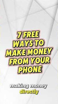 Make Money on Your Phone