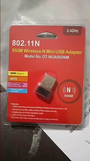 950M Wireless-Mini USB Adapter Model No:OT-WUA950NM