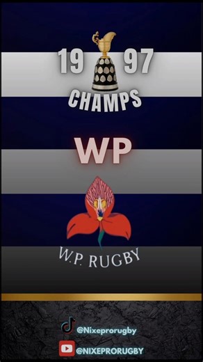 Western Province Currie Cup Champions of 1997 #rugby #sarugby