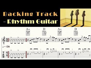 APACHE | THE SHADOWS | Backing Track | - Rhythm Guitar | Play along | Sheet Music & TAB