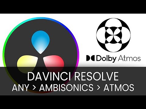 Encode and Decode any sound to Ambisonics using DaVinci Resolve!
