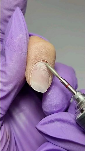 Russian manicure process