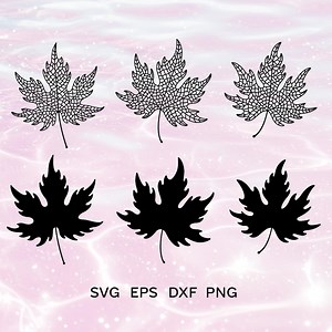 Beautiful Maple Leaf | Maple Leaf Svg | Maple Leaf Dxf | Maple Leaf Png | Autunm Svg | Maple Leaf Eps | Cricut | Maple Leaf Silhouette SVG - Etsy