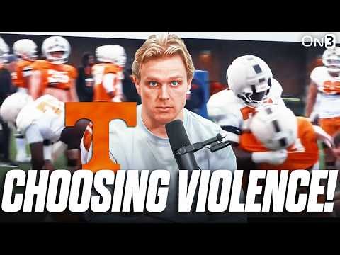 Tennessee Vols Spring Highlight Breakdown: OL David Sanders Choosing VIOLENCE