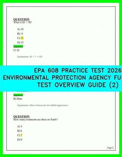 2026 EPA 608 Certification Mastery Section 608 Practice Test And Detailed Prep Guide 2