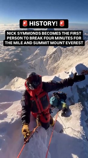 The first person to have run a sub-4:00 minute mile and summit Mount Everest! | Nick Symmonds