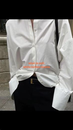 White button downs are selling fast! Icons don’t need labels to be icons, much like white shirts don’t need embellishments to stand out. Simplicity speaks volumes in both design and fashion!