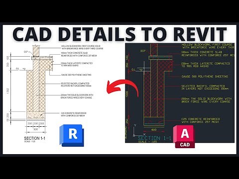 CAD DETAILS TO REVIT || CREATE SAVE AND REUSE DETAILS
