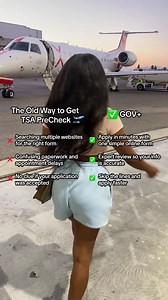 Tired of airport security lines? Looking to apply for (or renew) your TSA PreCheck®, but don't know where to start? With one simple and secure process, GOV will fill out all your application documents for you, book your appointment at the closest TSA facility, and have your PreCheck results emailed to you within a few days. | GovPlus