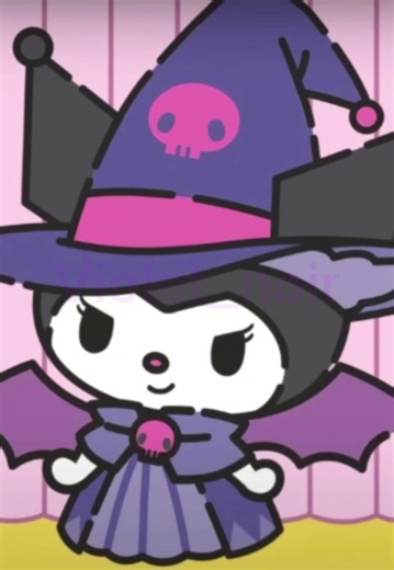 witch kuromi in my style (epilepsy warning at 0:07 warning in video too) #kuromi #sanrio #trend