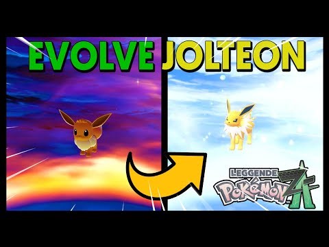 HOW TO EVOLVE EEVEE INTO JOLTEON ON POKEMON LEGENDS Z-A