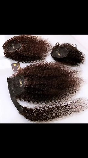 Natural Hair Riccio Naturale : Pony Tail - Toupé - coda Con...