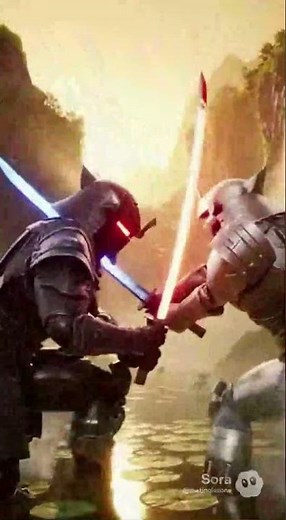 Sci-Fi Samurai Duel in 4K 🤖⚔️