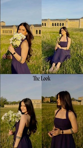 Elegant Navy Blue Halter Maxi Dress Outfit Inspiration 💙 #shorts