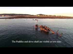 Rhosneigr Paddle Steamer Wreck off Rhos Point