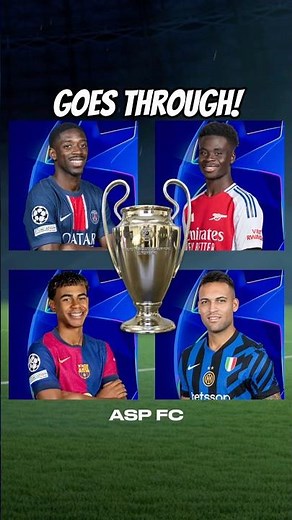 I simulated the Champions League SEMI-FINALS on FC 25!