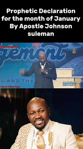Prophetic Declarations by Apostle Johnson Suleman #nigeria #fypシ #trendingvideo #AFCON2025 #fypageシ #NigerianArmy #claimit #fyp #OFMHQ #ApostleJohnsonSuleman | Omega Fire Ministry Abu Dhabi UAE