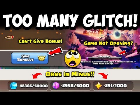CWL Bonus Bug, Ores in Minus & Game Not Opening Problem - How to Solve? Clash Of Clans