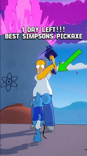 Don't Miss Out On The BEST Free Pickaxe In Fortnite Simpsons!