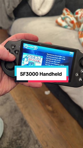 Explore 22000 Retro Games with the SF3000 Handheld