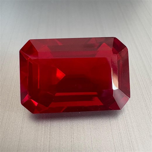 13x20mm Ruby Emerald Cut Stone - Price per Piece - Etsy