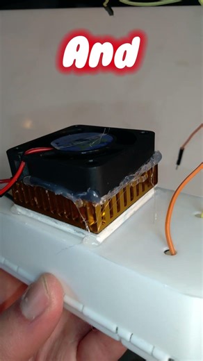 It Actually Cools! #shorts #refrigerator #dollhouse #peltier #esp32