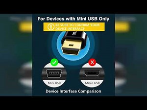 Review: AGVEE 2 Pack 6.6ft Mini USB Cable, Braided Durable USB-A to Mini-B Charger Charging Co...