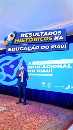 Washington Bandeira on Instagram: "Realizamos hoje a apresentação, juntamente com o Governador @rafael.fonteles e o Secretário @rodrigotorreslima, dos indicadores da Educação no ano de 2025, o último da nossa gestão como Secretário da Educação do Piauí. Os resultados comprovam a Revolução na Educação Pública do nosso estado nos últimos anos, com o Piauí conquistando o 1º lugar do Brasil em escolas e matrículas de tempo integral, em cursos técnicos, em conectividade nas Escolas e na Redação do EN