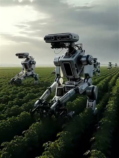 High-Tech Agriculture Era! 🌱🚜#RobotFarming #ModernFarming #AutonomousTractors #FutureOfAg