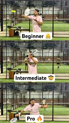 Beginner vs Intermediate vs Pro Backhand Volley
